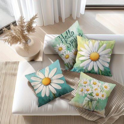 1 Love Pillowcase for Daughter - Polyester Decorative Throw Pillowcase, 18x18 Inch, Birthday Gift for Women, Daughter and Mom, Unique Gift for Special Occasion